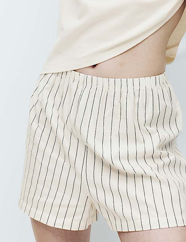 2 Pack Cotton Rich Jersey Woven Shortie Pyjama Sets - US