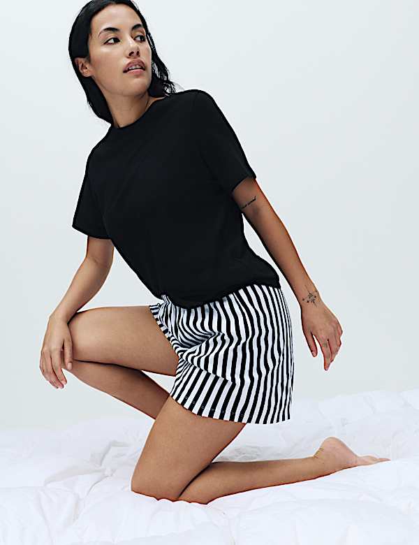 2 Pack Pure Cotton Shortie Pyjama Sets - JP