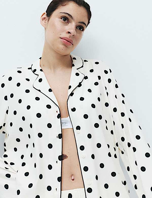 2 Pack Soft Touch Polka Dot Pyjama Sets - TW