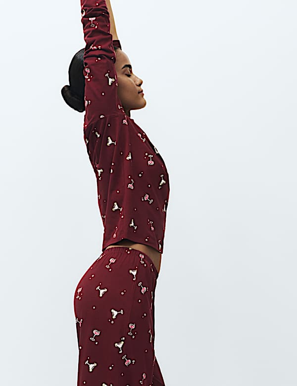 Pure Cotton Printed Pyjama Set