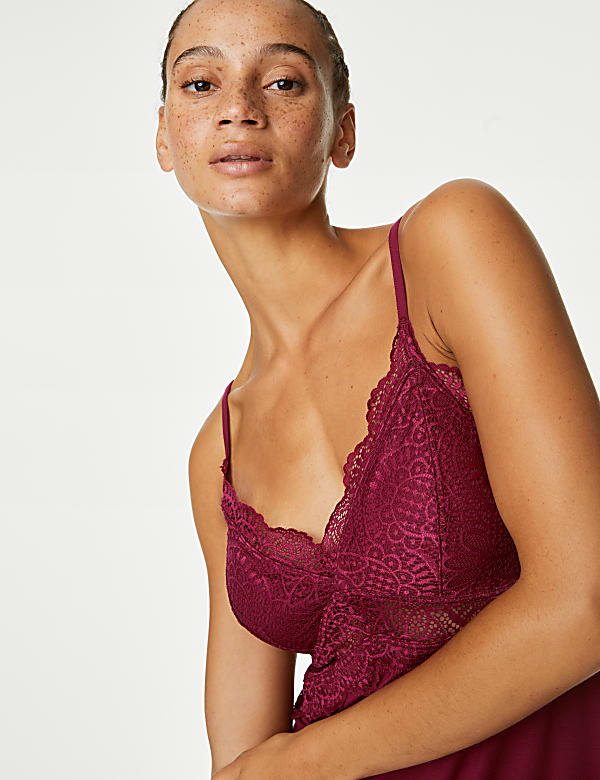 Body Soft™ Lace Trim Chemise