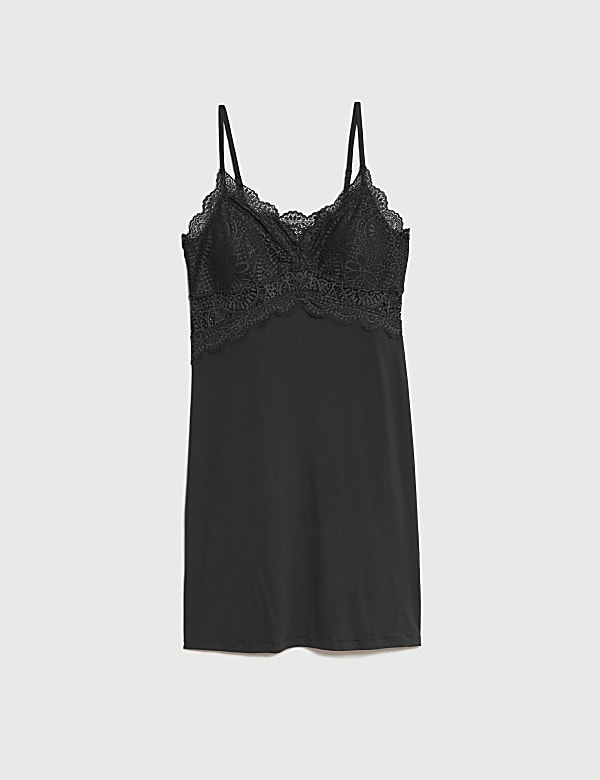 Body Soft&trade; Lace Trim Chemise - JE