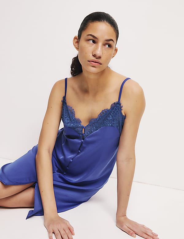 Dream Satin™ Strappy Lace Chemise