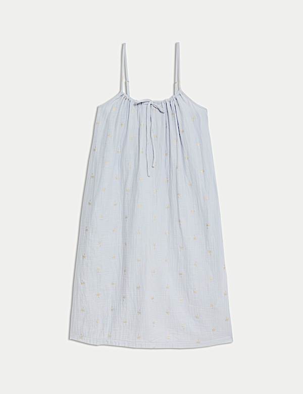 Muslin Print Chemise - US