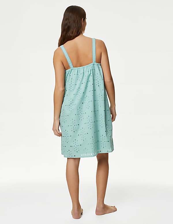 Pure Cotton Broderie Chemise