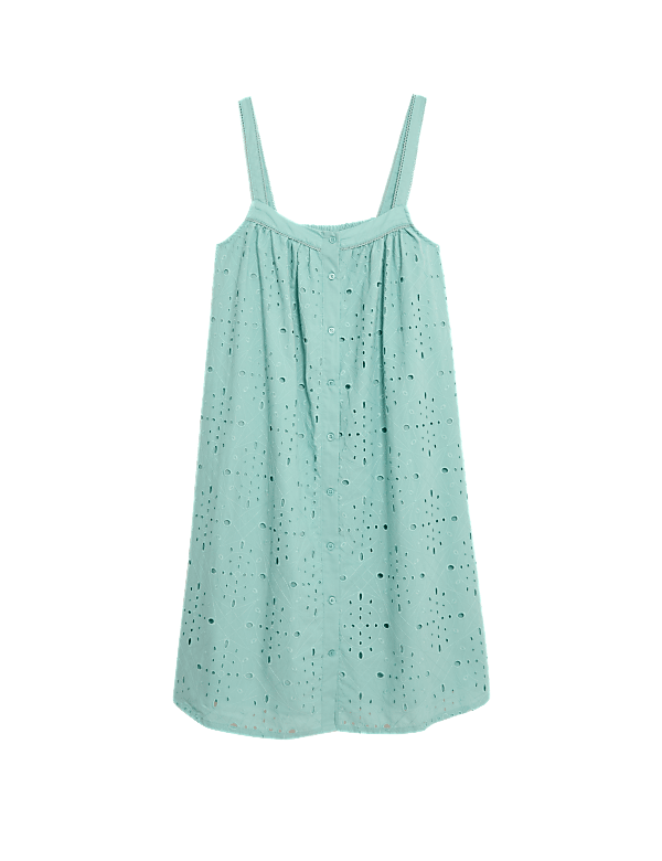Pure Cotton Broderie Chemise