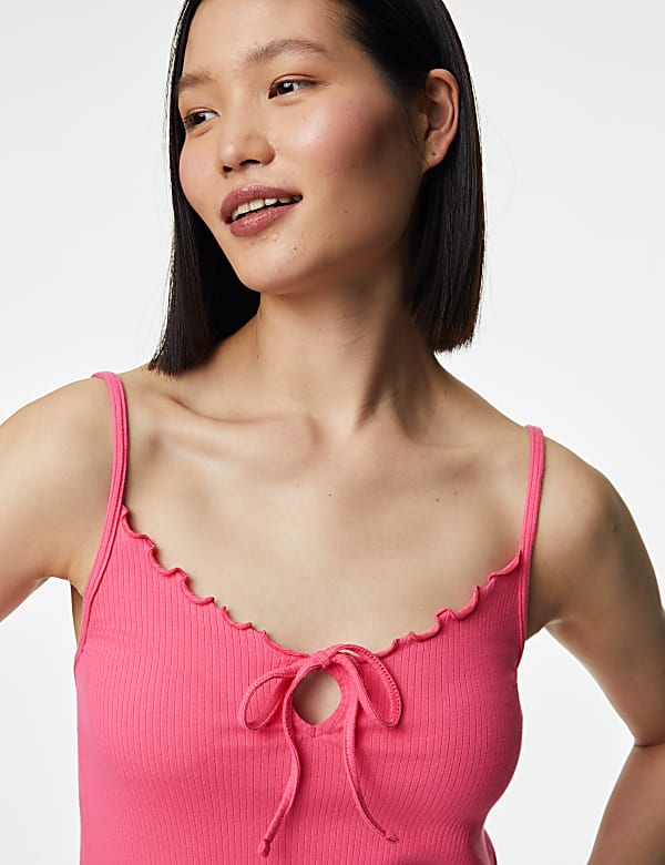 Cotton Rich Ribbed Chemise