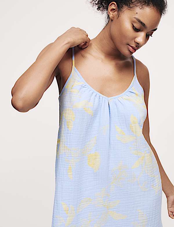Pure Cotton Cool Comfort&trade; Printed Chemise - SK