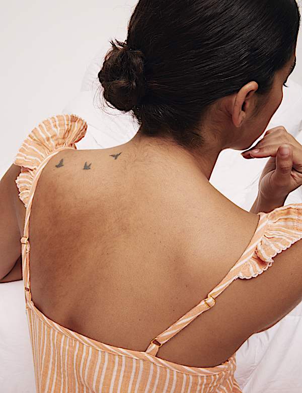 Pure Cotton Cool Comfort&trade; Striped Chemise - GR