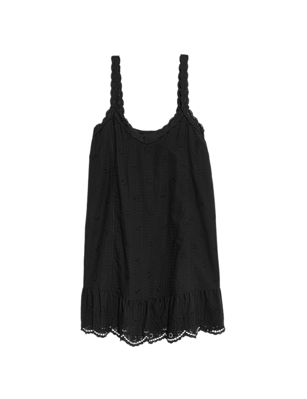 Pure Cotton Broderie Chemise