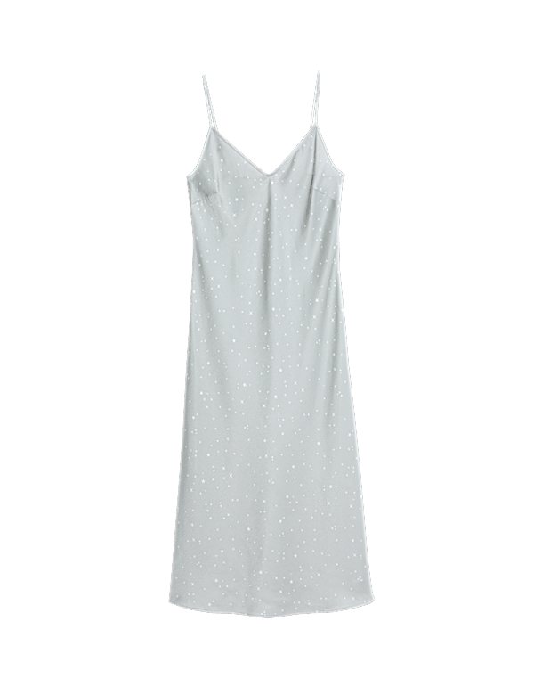 Satin Star Print Chemise