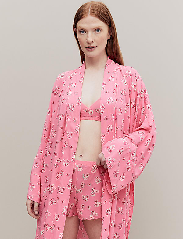 Marks and spencer kimono dressing gown clearance