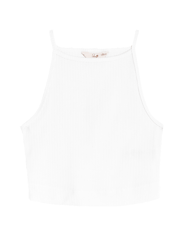 Ribbed Lounge Crop Top