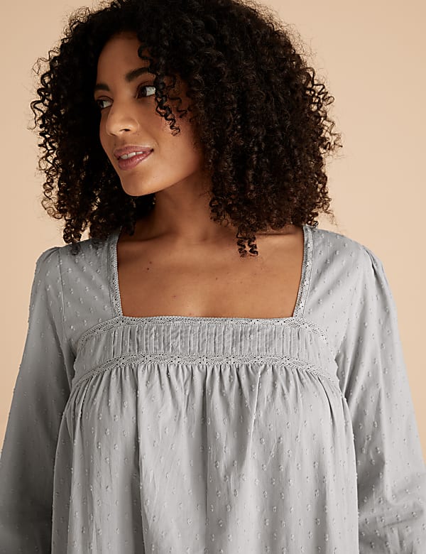 Pure Cotton Dobby Nightdress
