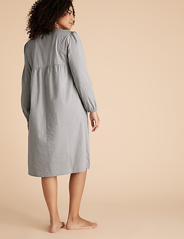 Pure Cotton Dobby Nightdress