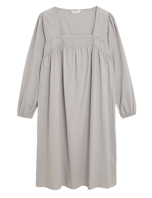 Pure Cotton Dobby Nightdress