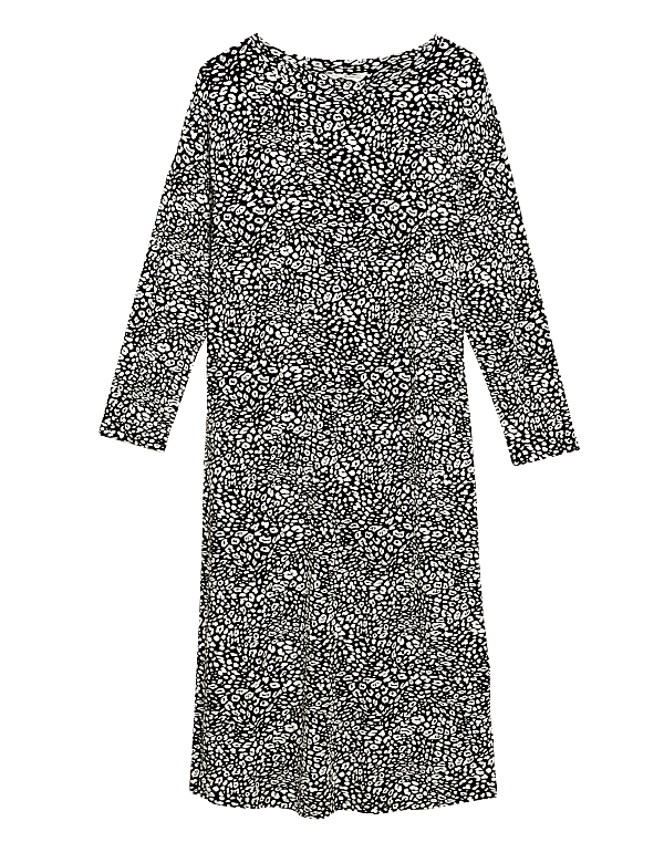 Animal Print Long Nightdress