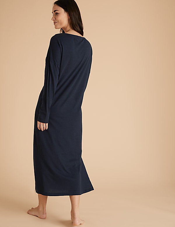 Cotton Modal Lace Trim Nightdress