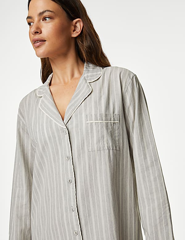 Body Soft Striped Nightshirt