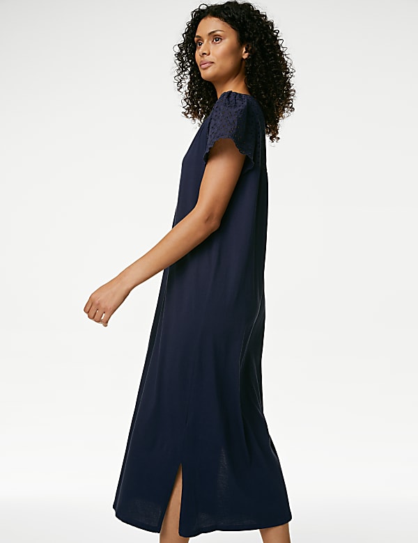 M&s ladies cotton nightdresses hotsell