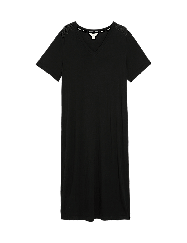 Body Soft™ Lace Insert Nightdress