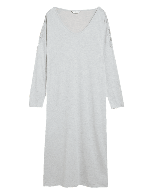Cool Comfort™ Cotton Modal Long Sleeve Nightdress