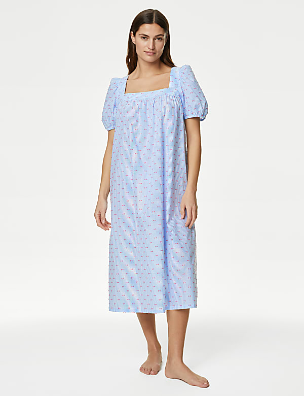 Pure Cotton Printed Nightdress