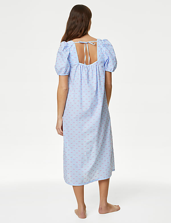 Pure Cotton Printed Nightdress