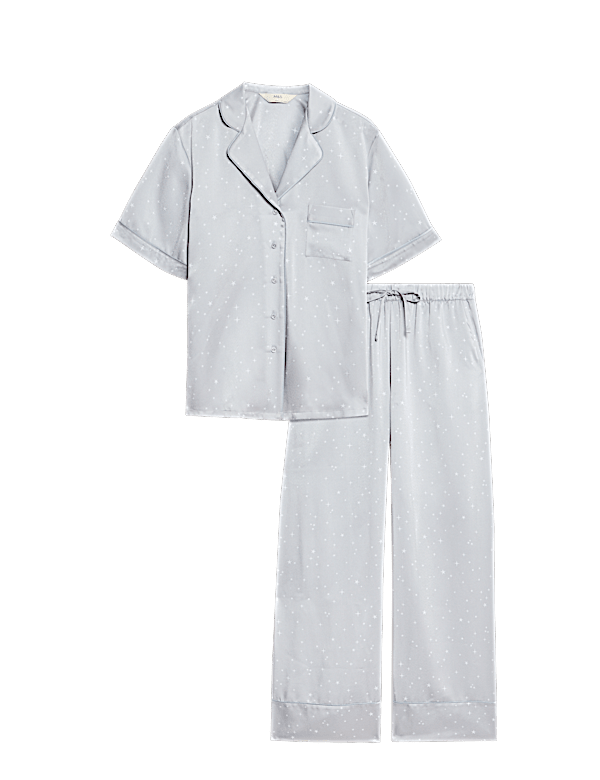 Satin Star Print Pyjama Set