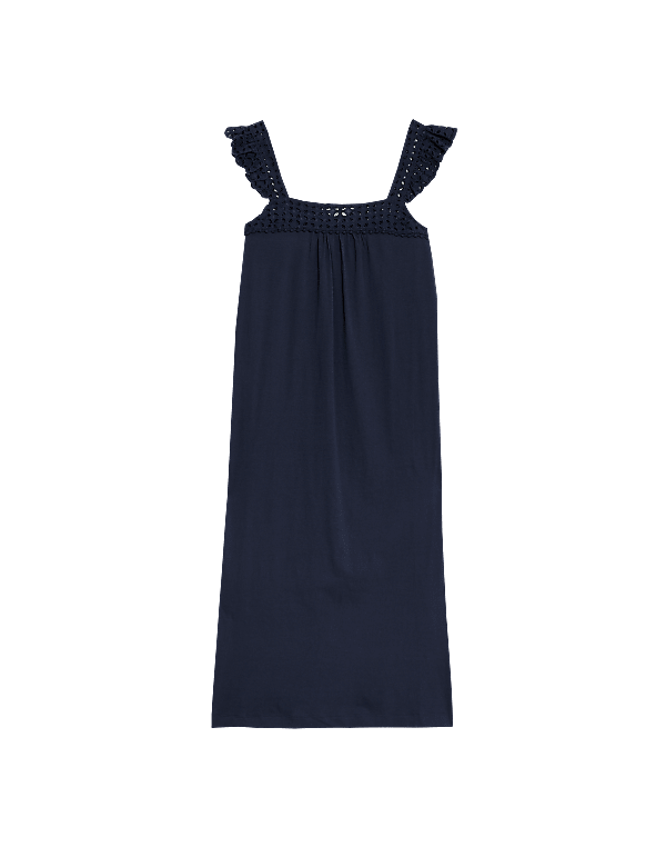 Pure Cotton Broderie Nightdress
