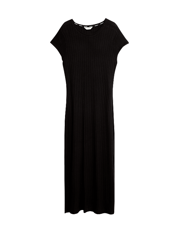 Ribbed Cap Sleeve Nightdress