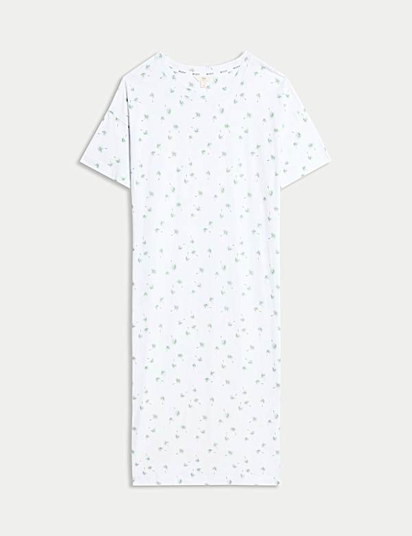 Εμπριμέ μακρύ νυχτικό Cool Comfort™ - GR