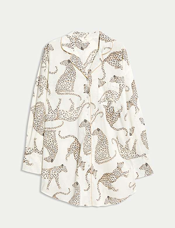 כותונת לילה ™Cool Comfort עם הדפס חייתי - IL