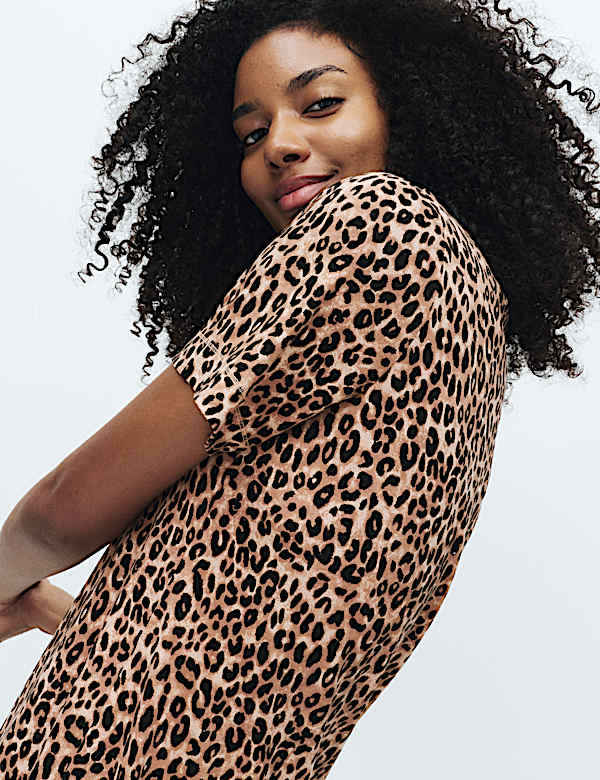 Cool Comfort™ Printed Long Nightdress - BG