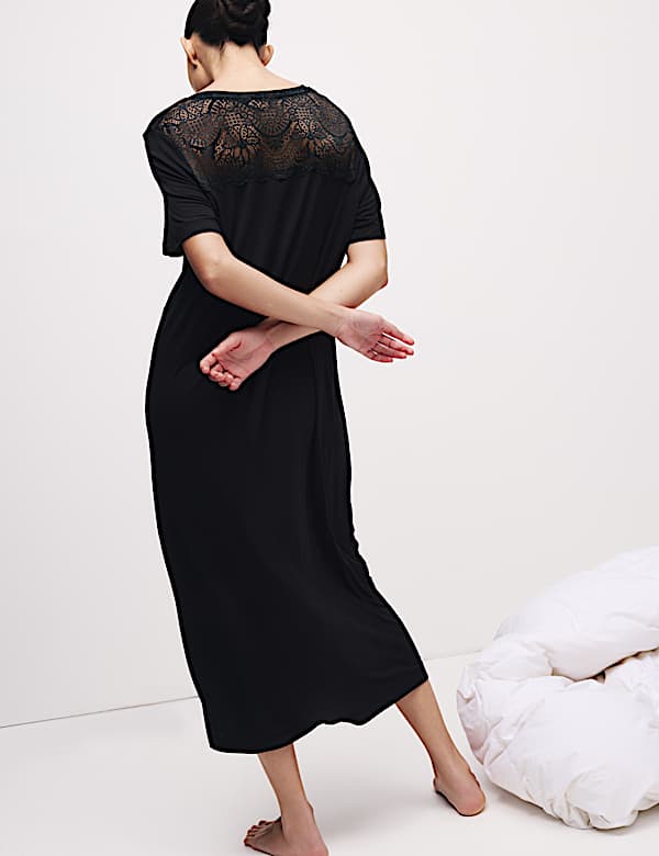 Lace Insert Nightdress - VN