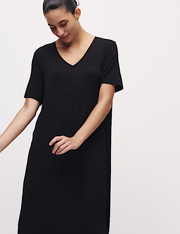 Lace Insert Nightdress - CZ