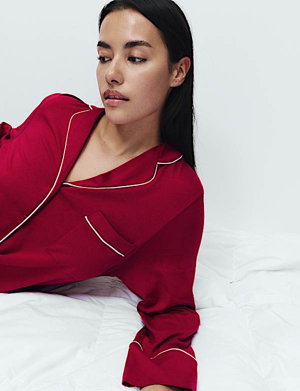 Cotton Modal Revere Nightshirt - IT