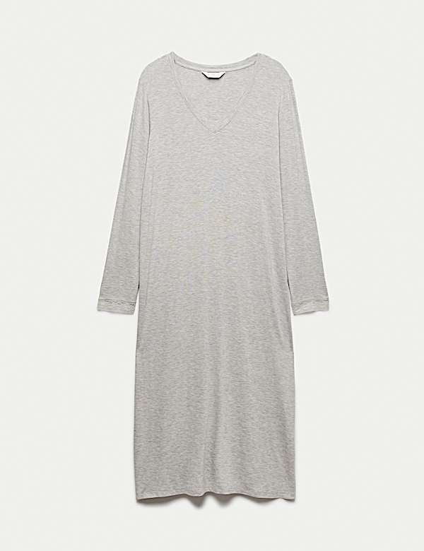 Lace Trim Nightdress - GR