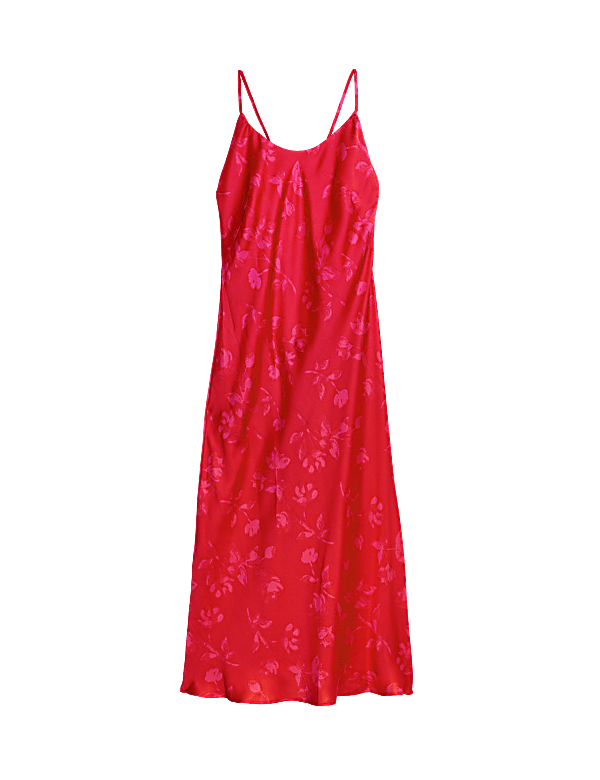 Satin Printed Chemise