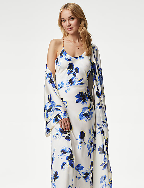 Satin Printed Chemise