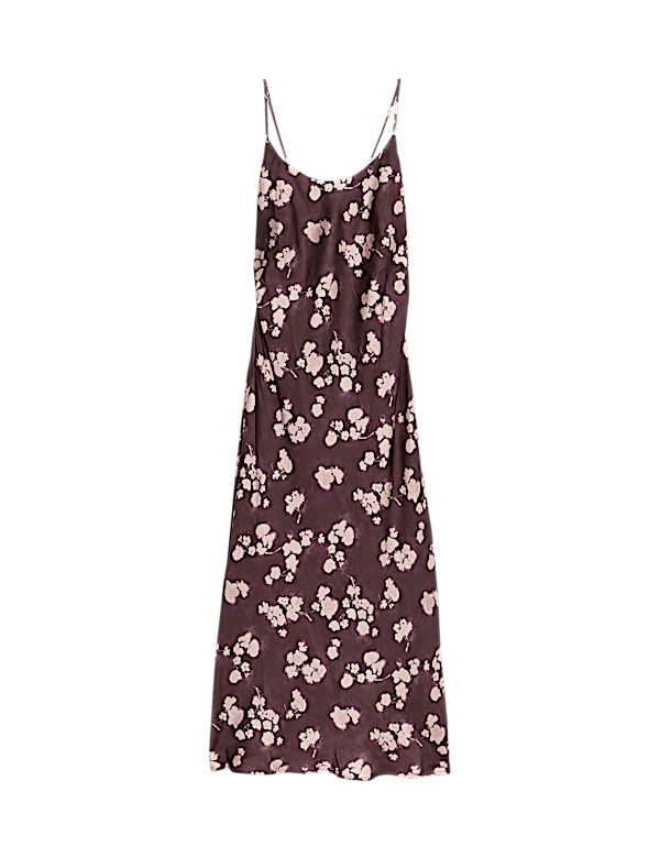 Satin Floral Nightdress