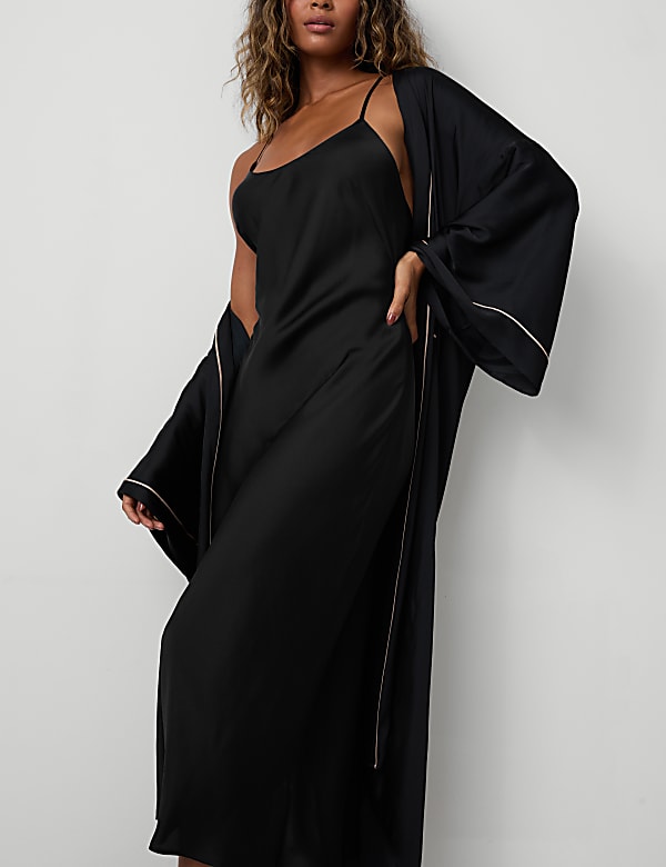 Unterhemd mit Satinträgern - AT