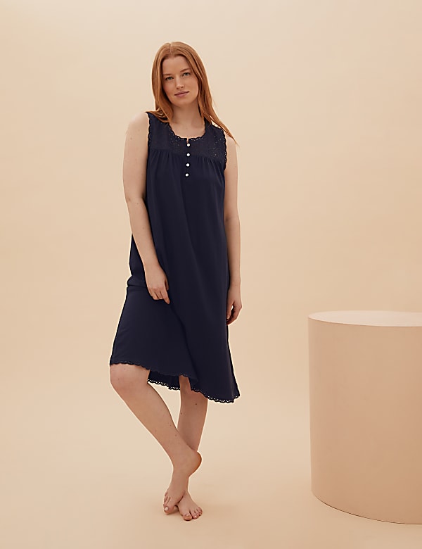 Cotton Embroidered Nightdress