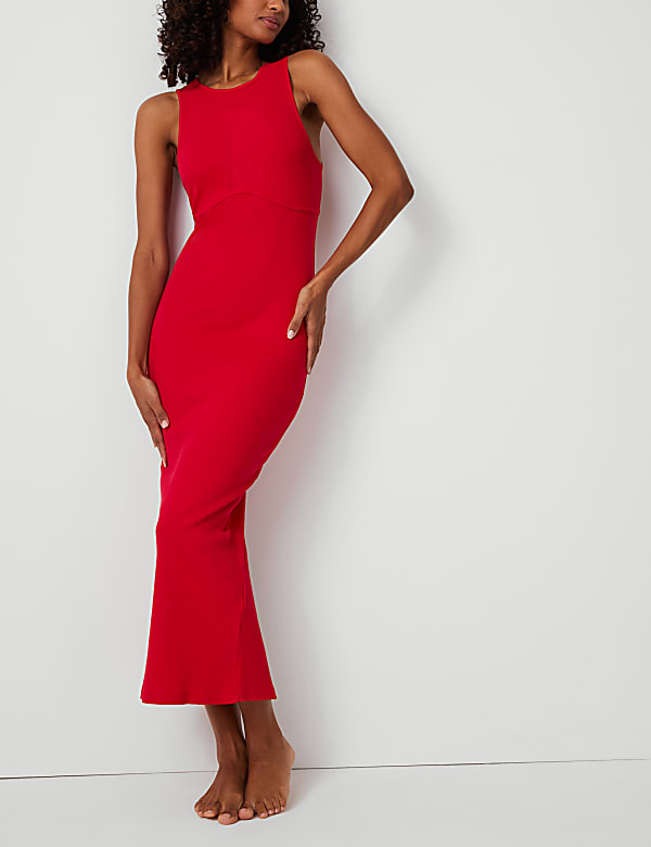 Cotton Rich Ribbed Nightdress