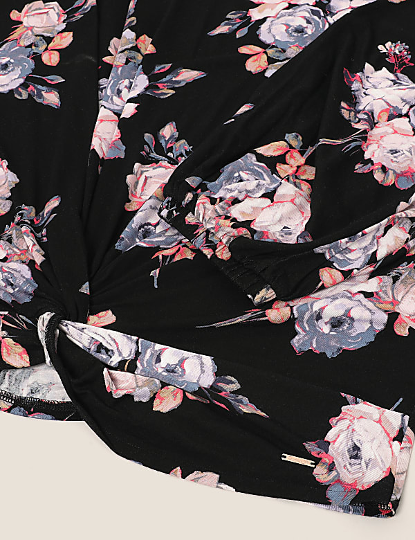 Jersey Floral Print Pyjama Set