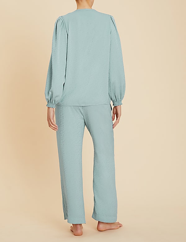 Jacquard Satin Pyjama Set