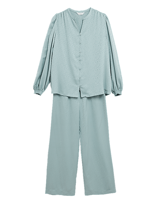 Jacquard Satin Pyjama Set