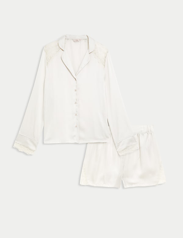 Shortie-Set aus Satin - AT