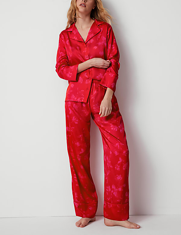 Marks and spencer satin nightwear hotsell