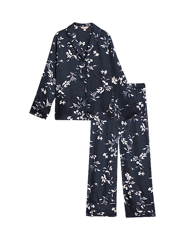 Satin Printed Pyjama Set